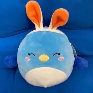 Original Squishmallows BeBe Size 8 “ Inch Easter Chick With Bunny Ears NWTS 2023